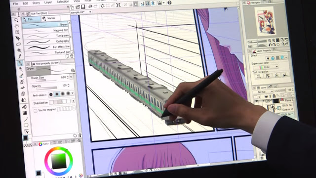 Model sketch for animaiton clip