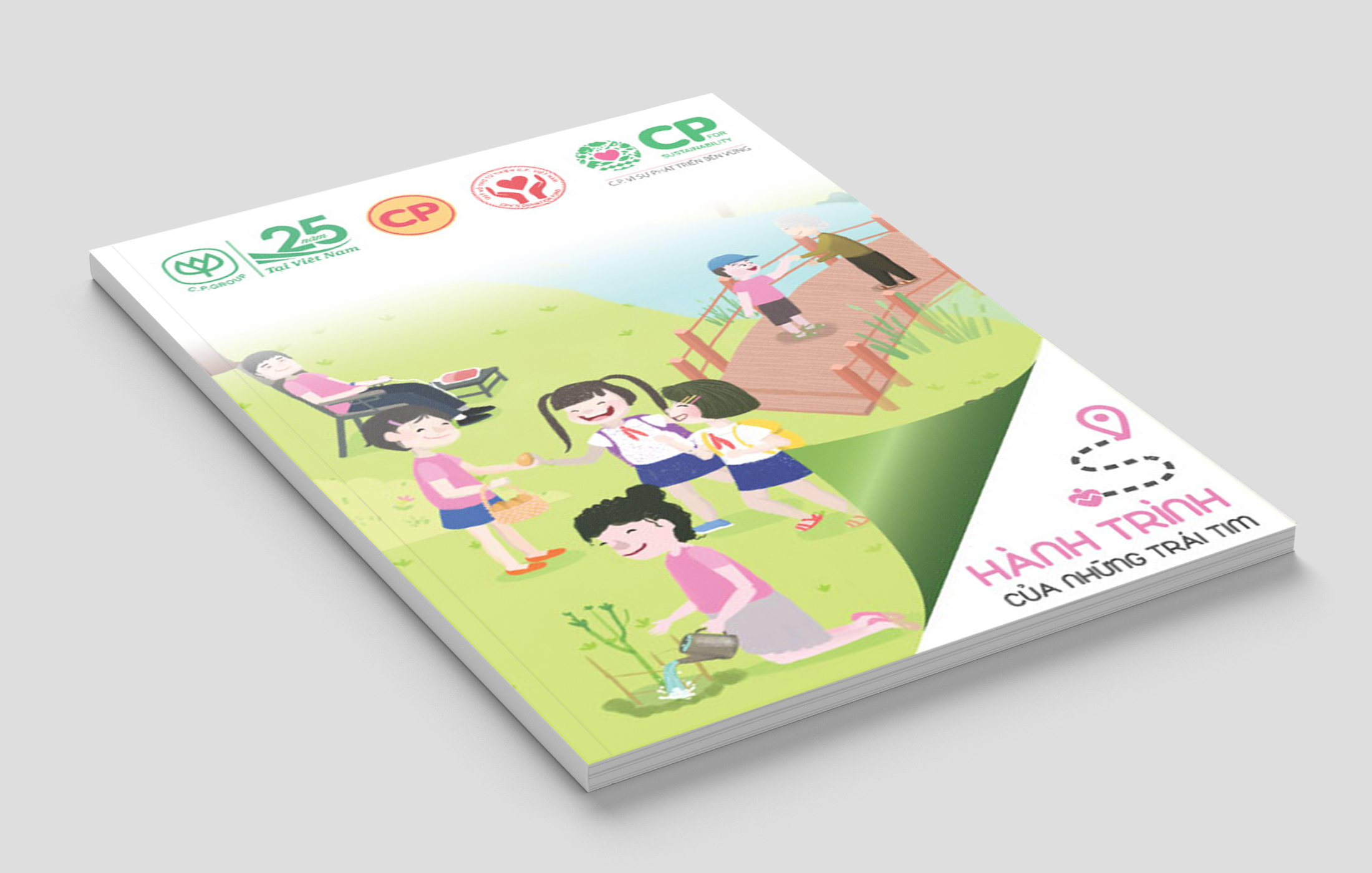 Thiết kế báo cáo hoạt động trách nhiệm cộng đồng CSR Booklet