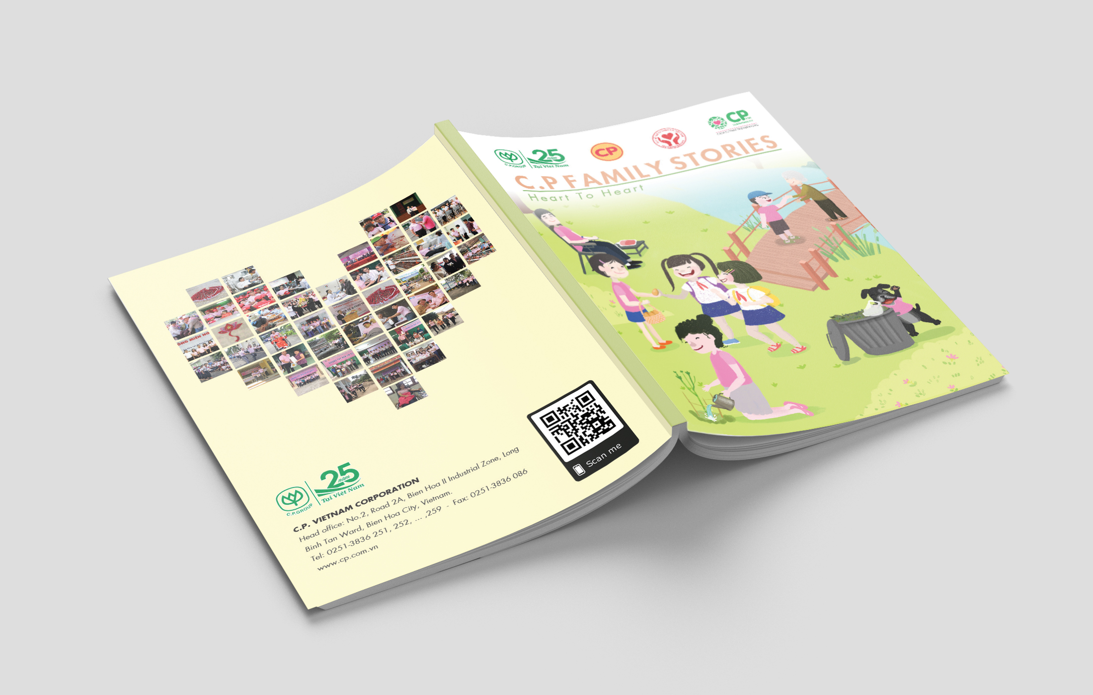CSR booklet design for C.P Vietnam