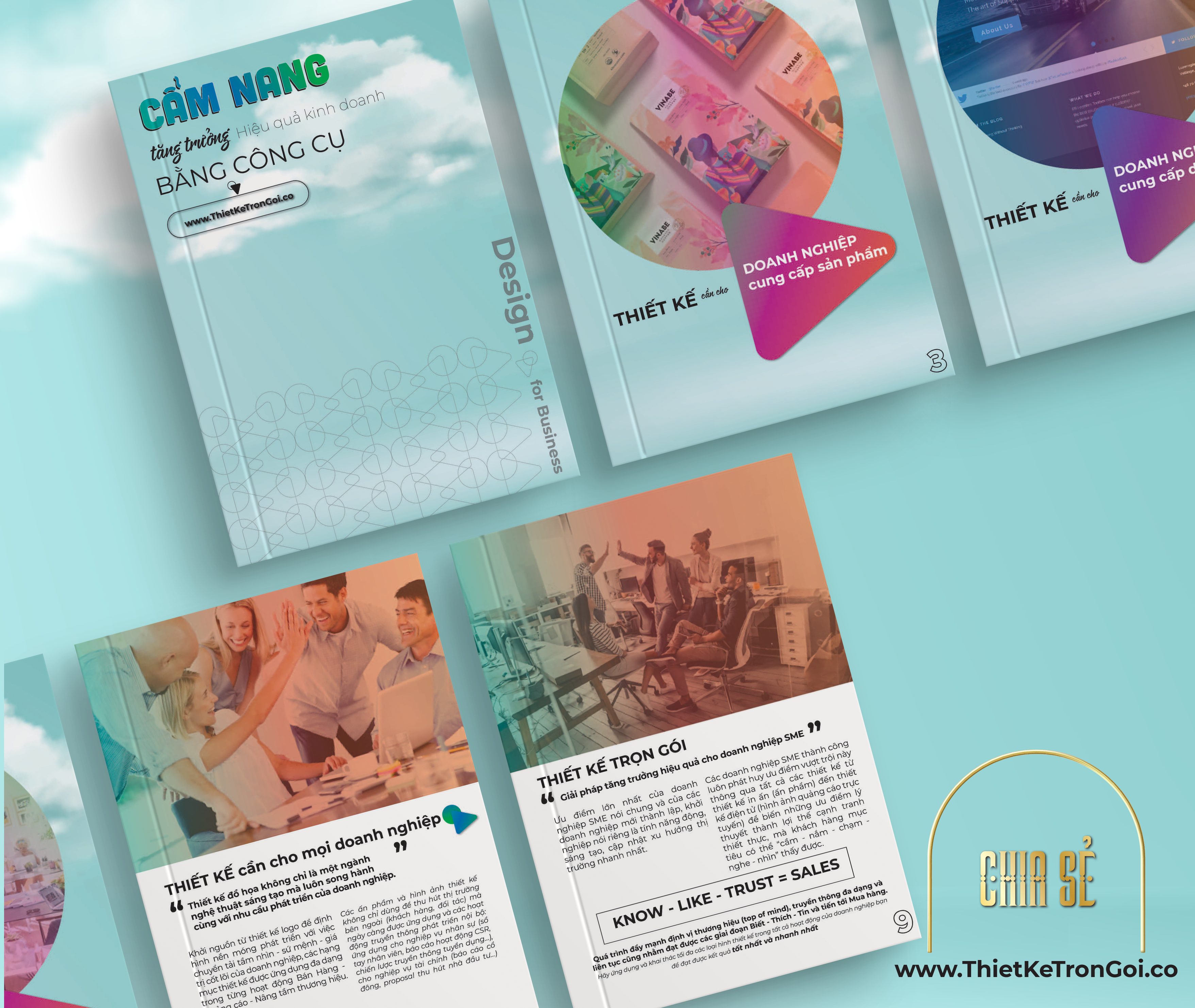 Cẩm Nang Tăng Trưởng Hiệu Qủa Kinh Doanh với Thiết Kế Trọn Gói