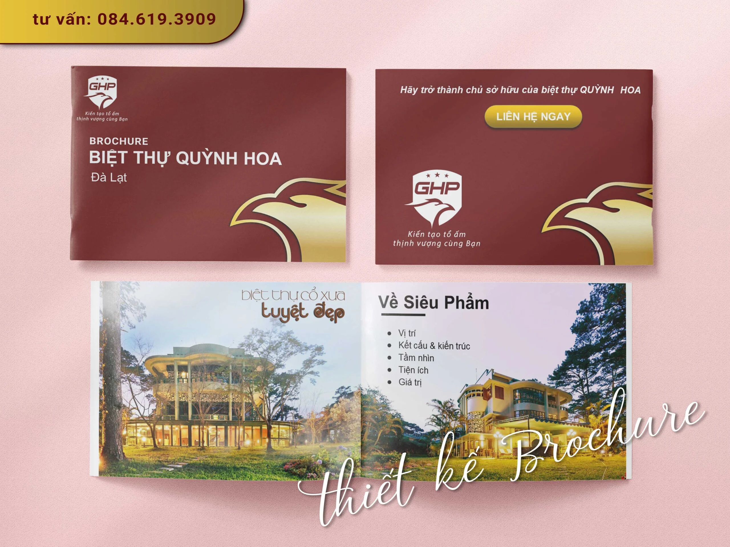 Hình minh họa thiết kế brochure